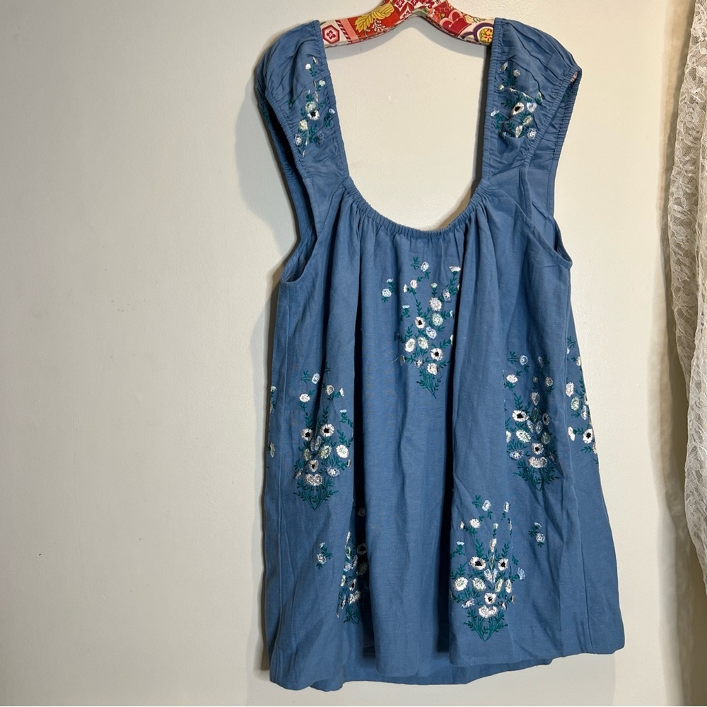 Free People Wildflower Embroidered Mini Dress - Picture 6 of 6